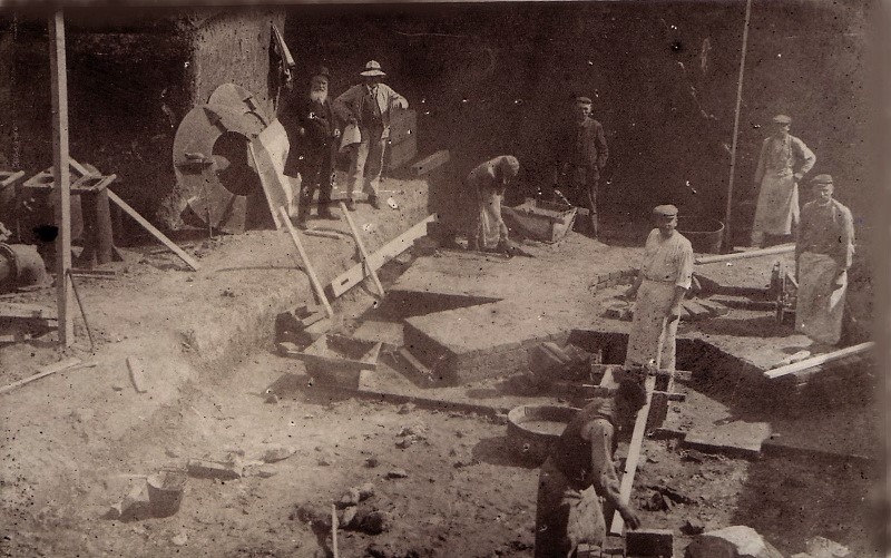 Radovi na izgradnji SFS Paraćin, 1907. godine