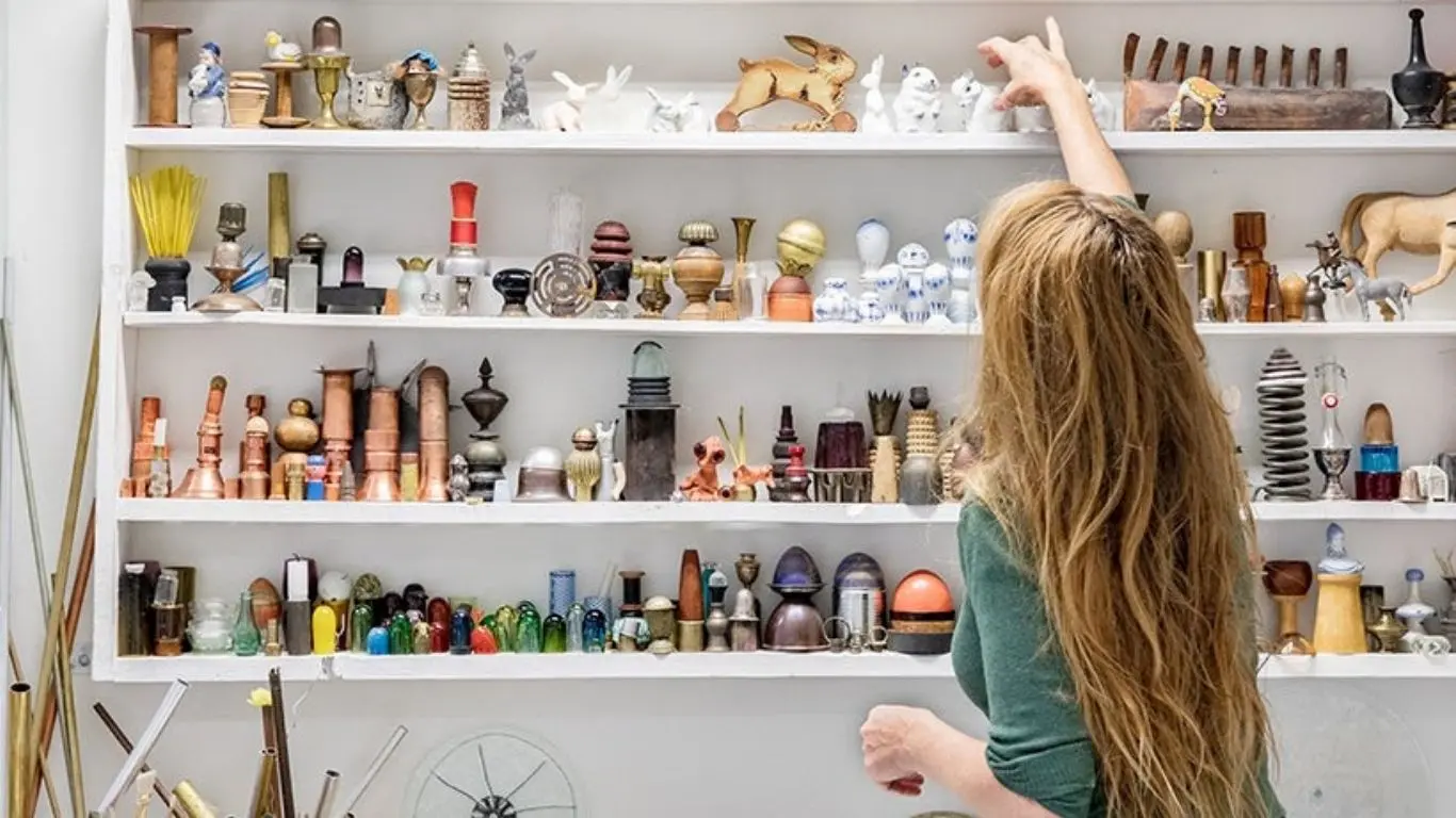 Jedna slika iz današnjeg ateljea Betine Šori u Kopenhagenu || fotografija: ljubaznošću Betine Šori (Bettina Schori)